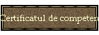 Certificatul de competenţe profesionale