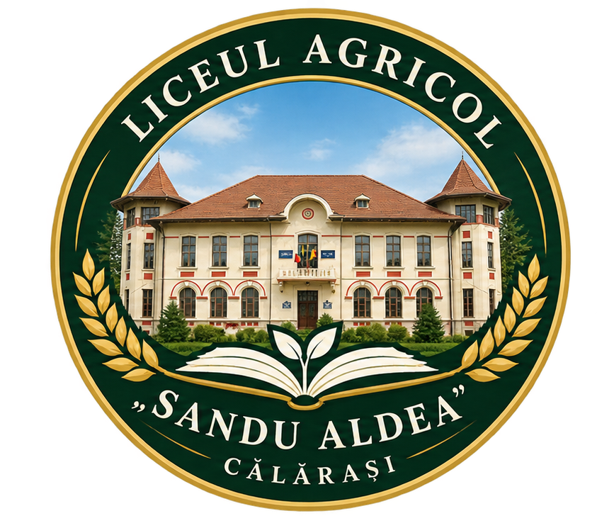 Emblema Liceului Agricol Sandu Aldea